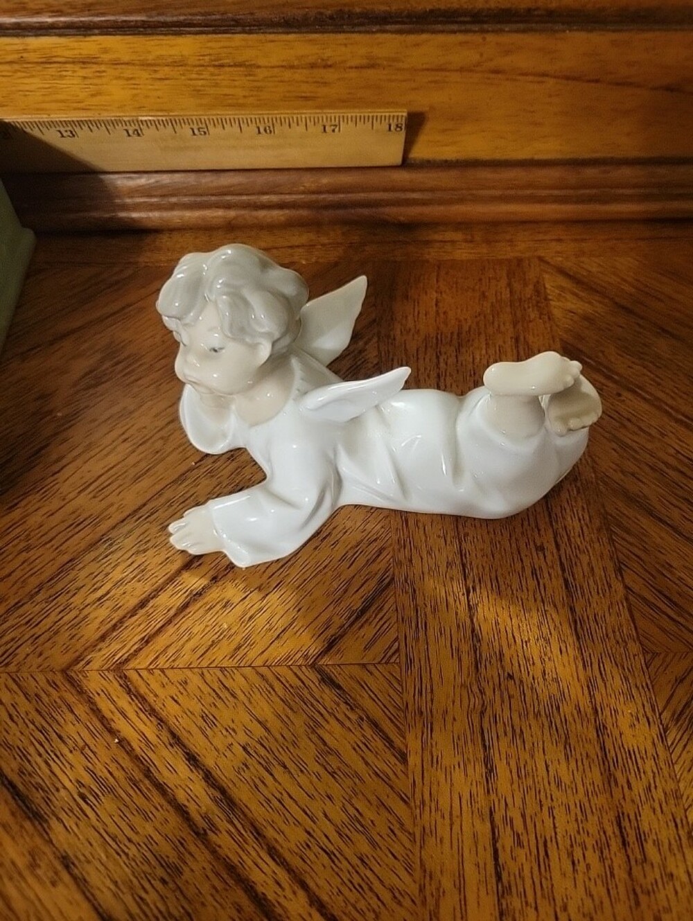 Lladro Angel Laying Down Figurine